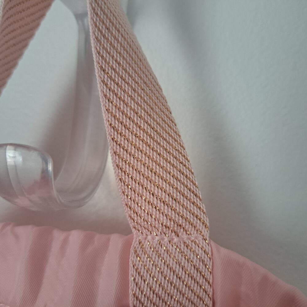 Disney Bibbidi  Bobbidi Boutique Adjustable Backpack Sack Pink and Gold - Picture 5 of 8